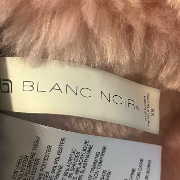 Blanc Noir faux fur coat - Picture 6 of 7